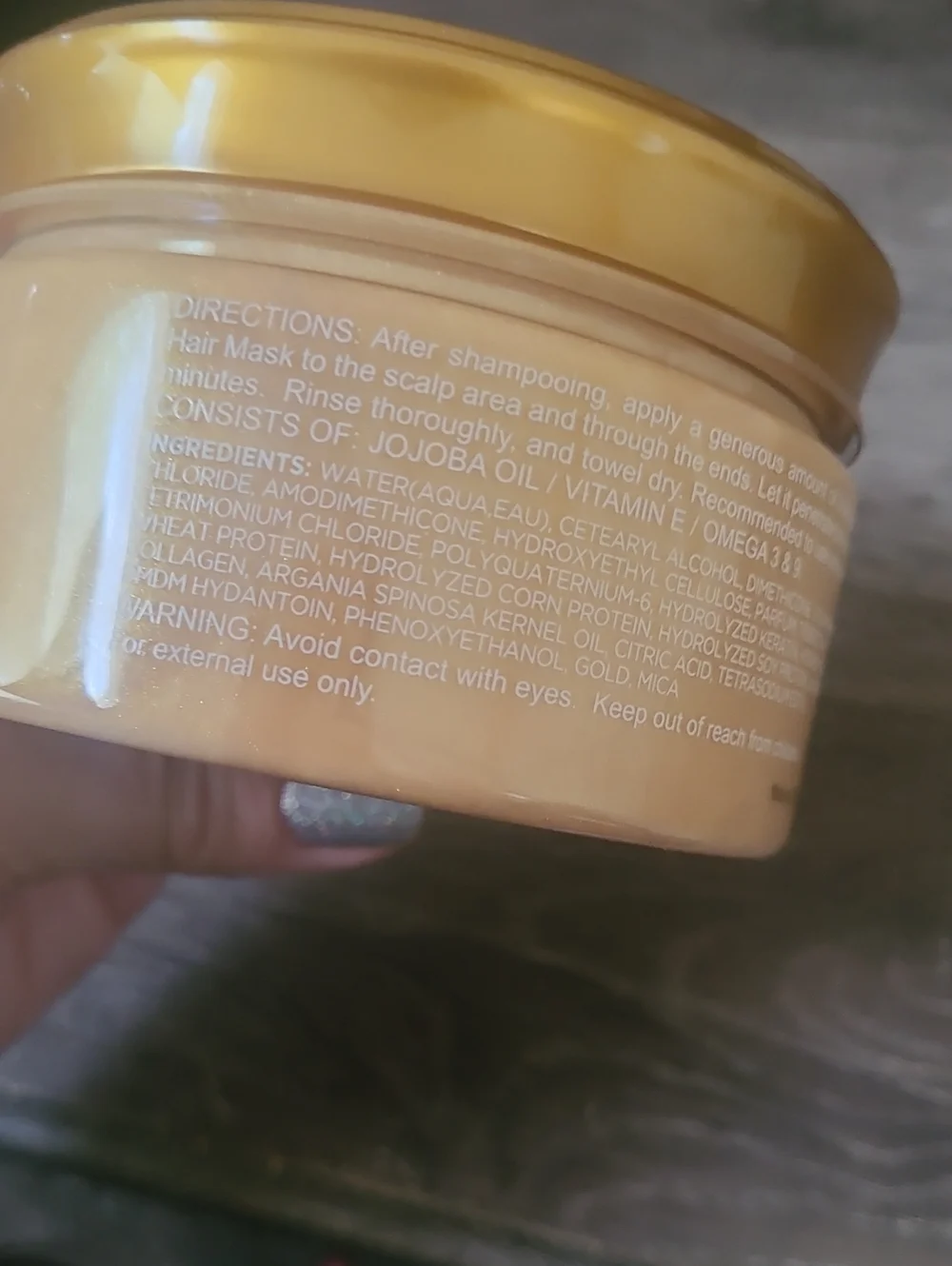 Soleil Moroccan Hair Mask - Golden Cream Hydration